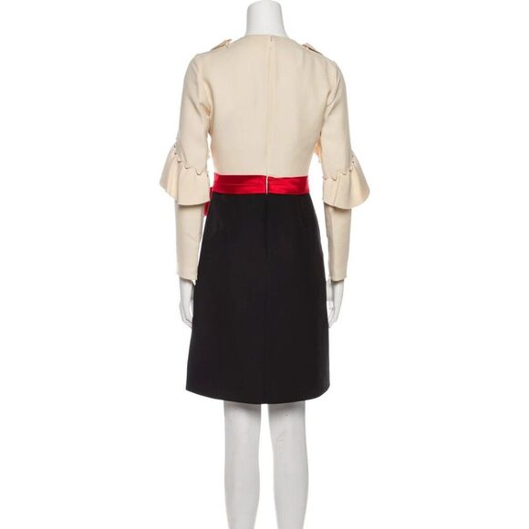 NWT. 3K Gucci Silk-Wool Sculpted Sleeve Dress Size: XS | US2, IT38 - Picture 9 of 15